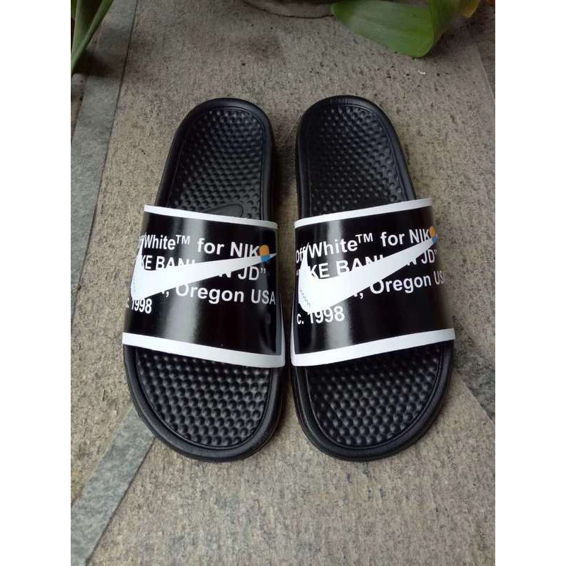 nike sandal off white