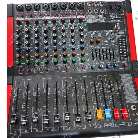 Professional Power Mixer BLACK SPIDER TF 802P TF802P 8 Channel ORIGINAL