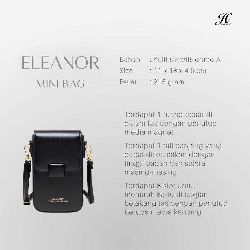 Jimshoney - Eleanor Mini Bag Premium Tas Hp