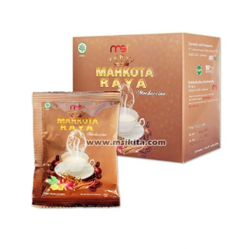 

MSI Kopi Mahkota Raya Mochaccino [100% Halal dan Original] 1 Box Kecil Isi 3 Sachet