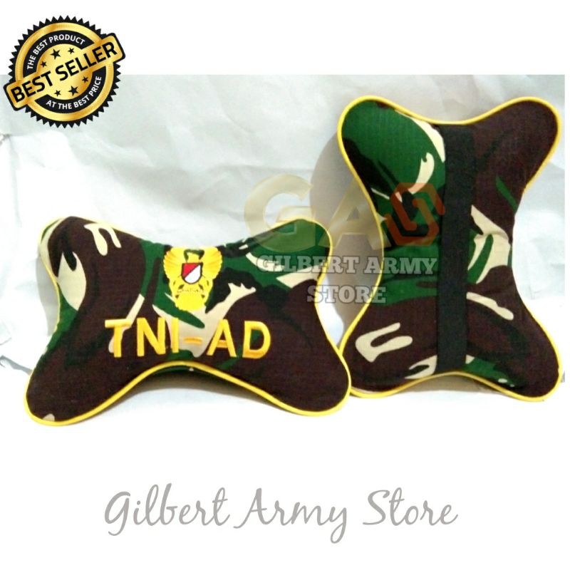 Bantal Mobil Loreng Malvinas TNI-AD kopasus infanteri  Gilbert Army Store Kualitas Premium Murah