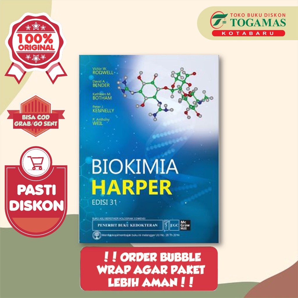 Jual KEDOK - BIOKIMIA HARPER EDISI 31 - KEDOK | Shopee Indonesia