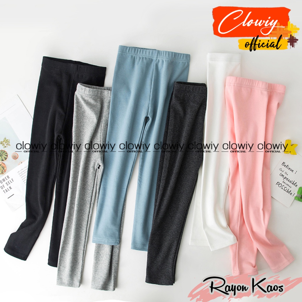 Legging Anak Rayon Kaos High