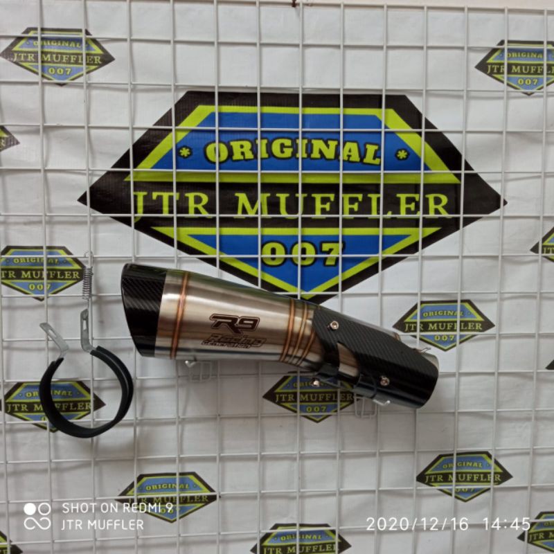 SILINCER SLINCER Knalpot R9 H2 SS TAMENG INLET 50MM PNP NINJA 250FI R25 VIXION R15 V3 GSX R150 XABRE