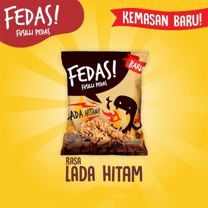

Jual Fedas Fusili Snack Rasa Lada Hitam Pasta Goreng Pedas The Moodboster Diskon