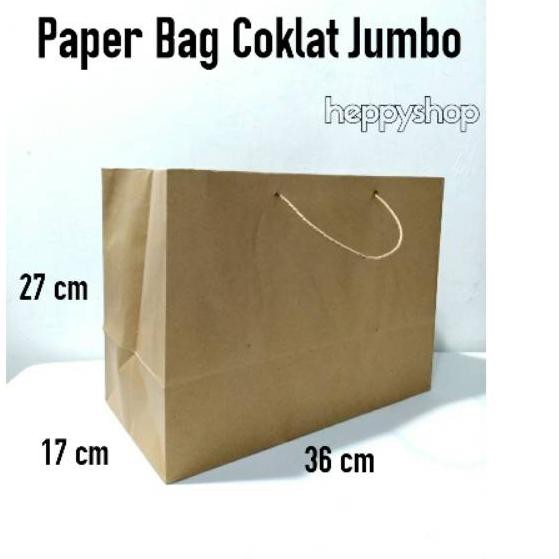 

MurahBanget!!! Paper Bag Coklat Jumbo ✬✽✫
