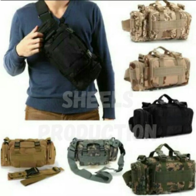 TAS SELEMPANG WARIOR LORENG TNI TAS SELEMPANG ARMY
