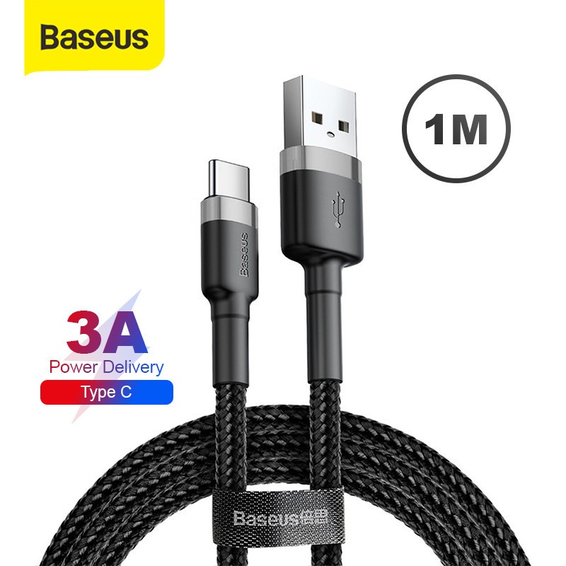 KABEL DATA TYPE-C BASEUS CAFULE CABLE FOR TYPE-C - 1M 3A
