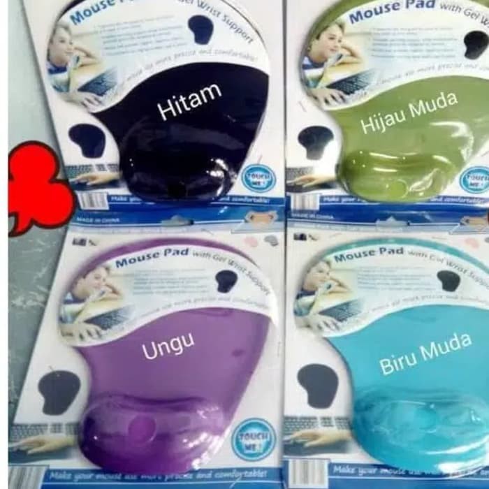 Mouse Pad Bantal with gel bahan tebal dan berkualitas ORIGINAL