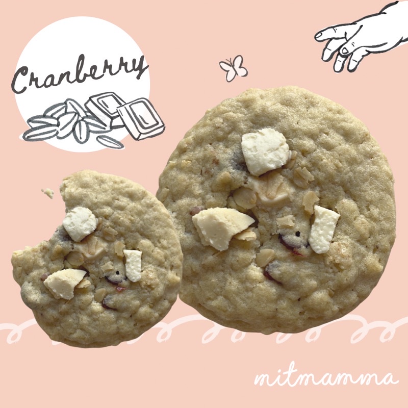 

Cookies | Cranberry / White Chocolate Cookie / Soft Cookies / Oat Cookies / White Chocolate Chunk Cookies / Cookies Cranberry / Mitmamma