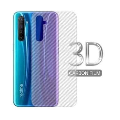 Anti gores skin carbon back redmi note 9 - anti gores belakang