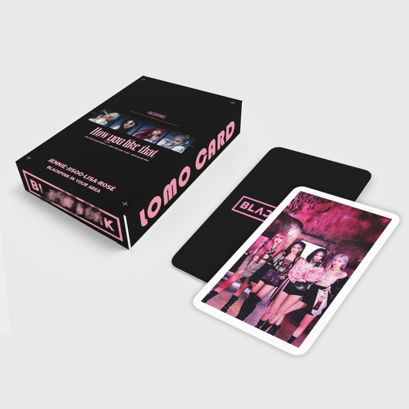 54 / 55Pcs / Kotak Kartu Foto Album LOMO BLACKPINK ROSE LISA JENNIE JISOO