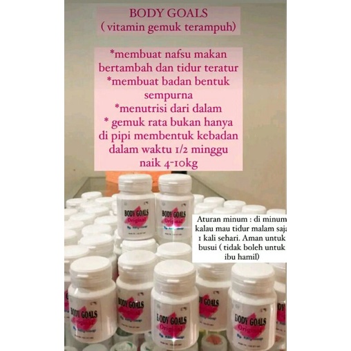 bodygoals isi 10kapsul