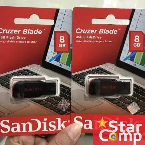 FLASHDISK SANDISK 8GB CRUZER BLADE / FLASHDISK SANDISK 8GB
