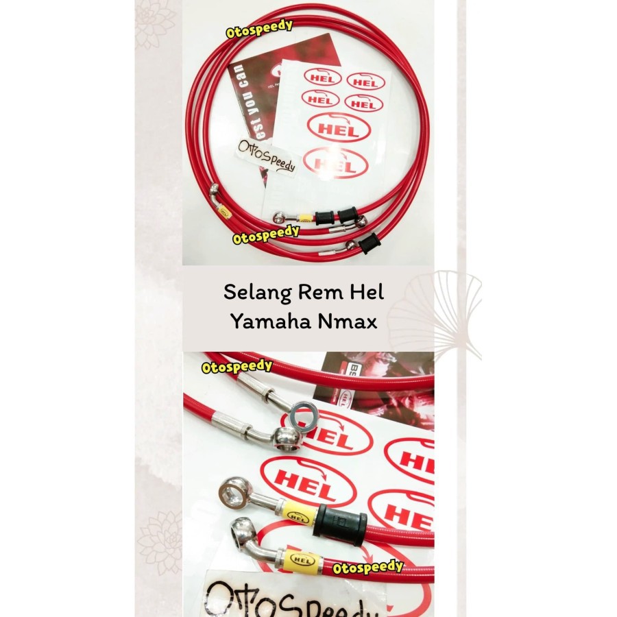 Selang Rem Hel Yamaha Nmax Selang Rem Set Nmax Depan Belakang