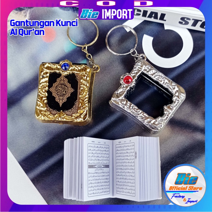 Gantungan Kunci Al Qur'an Mini Import Best Seller