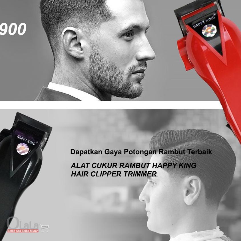 ○ () Mesin Alat Cukur Rambut Listrik Terbaik Happy King Hk-900 - Potong Pangkas Hair Clipper ❃