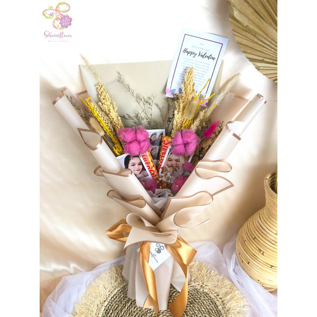 Buket (Bouquet) Bunga Edelweis / Buket Bunga Kering / Bunga Kering Aesthetic / Dried Flower