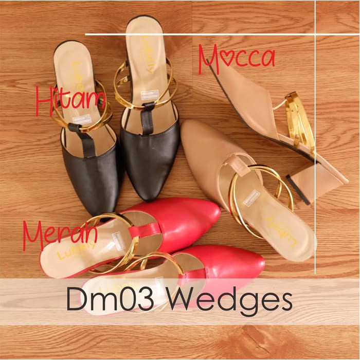 SANDAL WEDGES JEPIT HITAM WANITA SENDAL MODEL CARVIL YONGKY HOMYPED NEVADA KICKERS FLADEO HAK KEREN