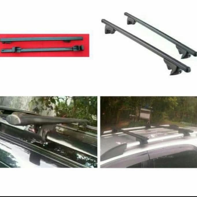 Paket Cross Bar Jepit Roof Rail+Rack Rockford Rush/Terios Lama