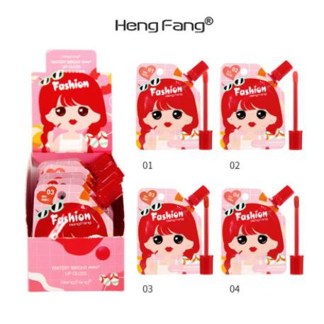 [Per Buah] Liptint Hengfang Fashion Tint Sachet H7054