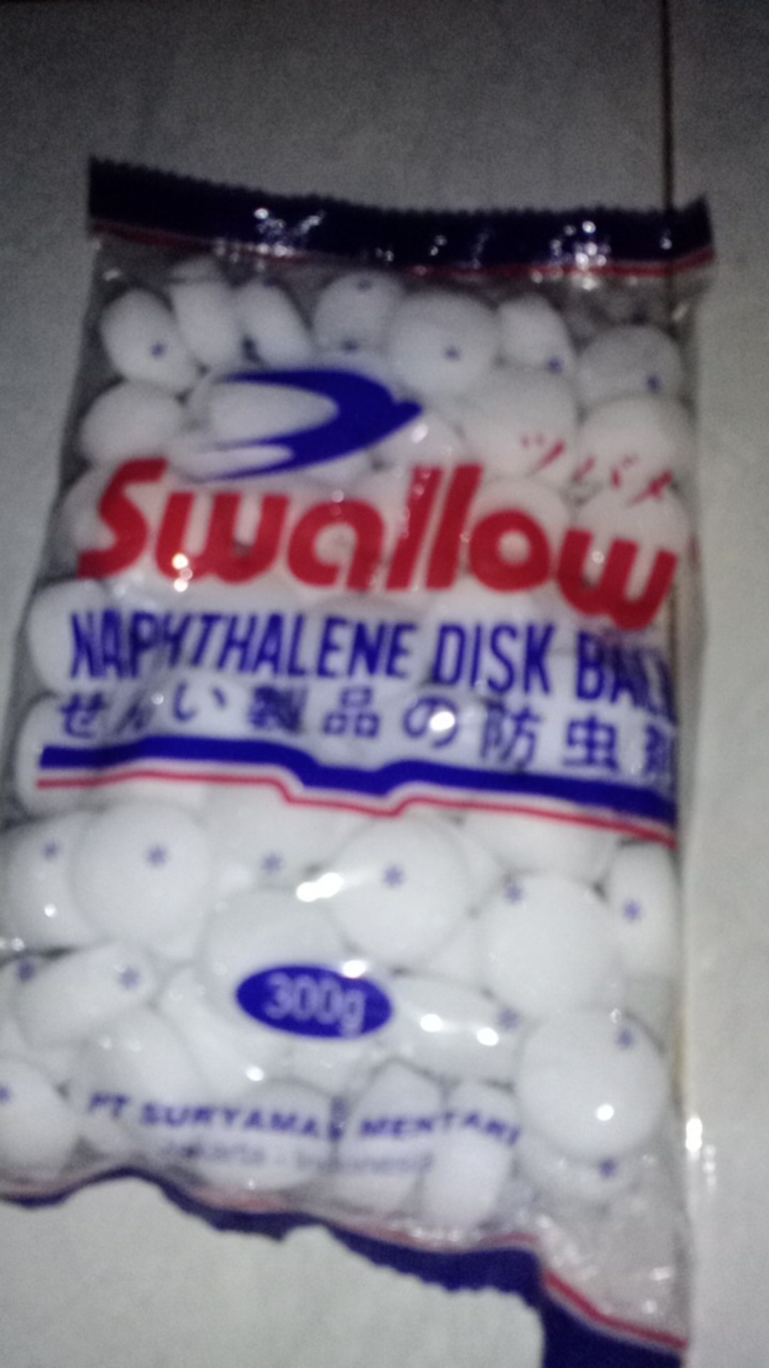 Kamper Swallow Naphthalene Disk Ball 300gr 300 Gr 300g