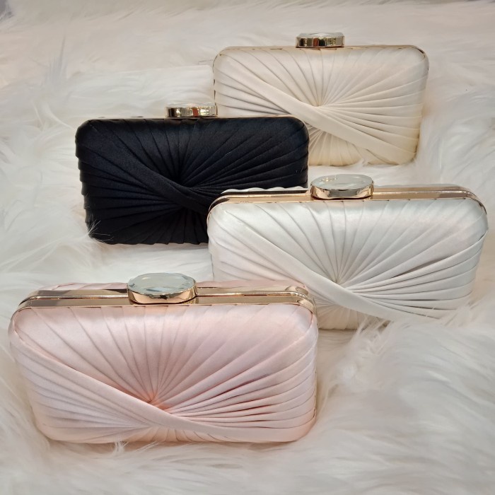 Tas Pesta/ Clutch Wanita/Hand Bag/Tas Fashion Wanita RENDA IMPORT - PINK