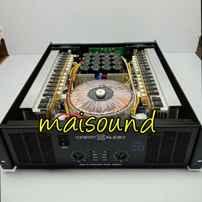 POWER AMPLIFIER CREST AUDIO CA20 POWER AMPLI CRESTAUDIO CA 20 POWER