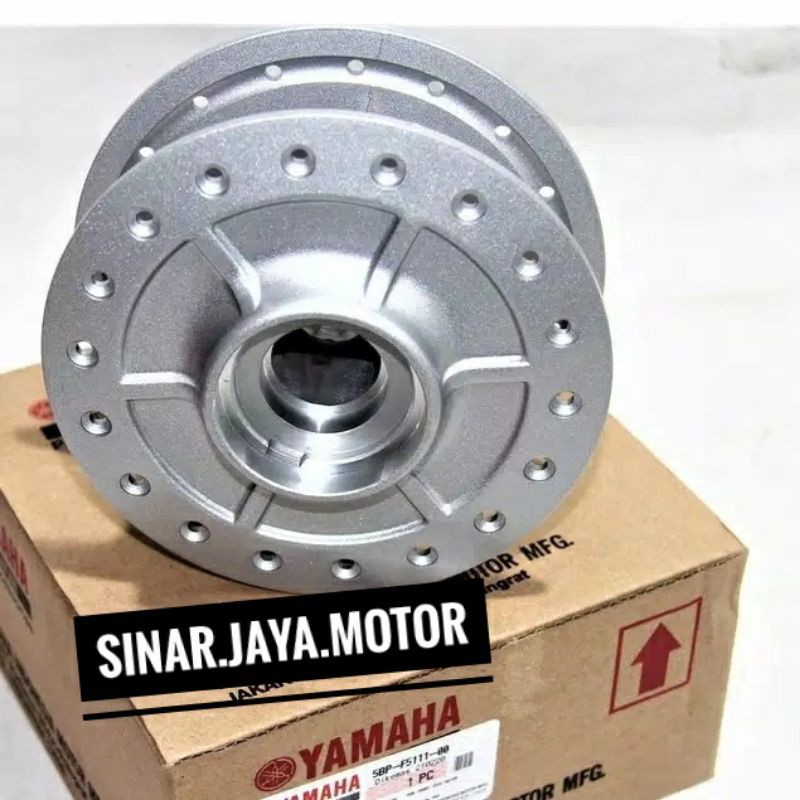 tromol depan yamaha scorpio warna silver  ori