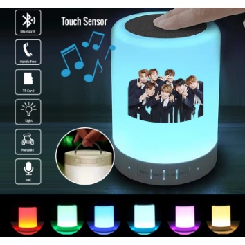 BTS / Lampu Tidut BTS / Jovitech Speaker Bluetooth Lampu Tidur LED Smart Lamp Touch RGB Speaker S11P