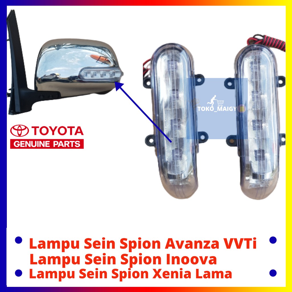 (PROMO)Lampu Sein Spion Avanza VVTi/ Lampu Sein Spion Xenia Lama/ Lampu Sein Spion Inoova Lama/ Sein