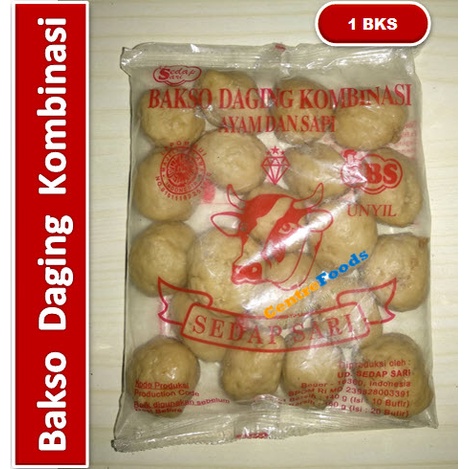 

Bakso Daging Kombinasi - Sedap Sari | 160gr [ Harga Per BKS ]