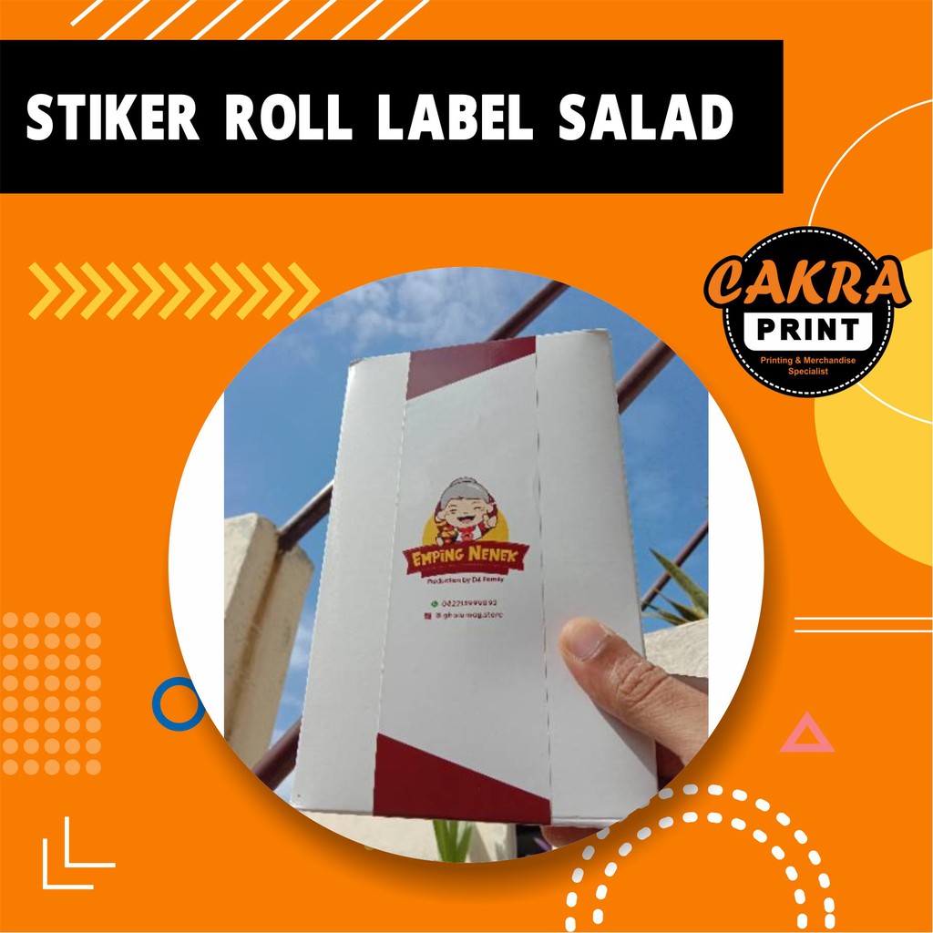 

Label Stiker Box Salad Buah (Free Design)