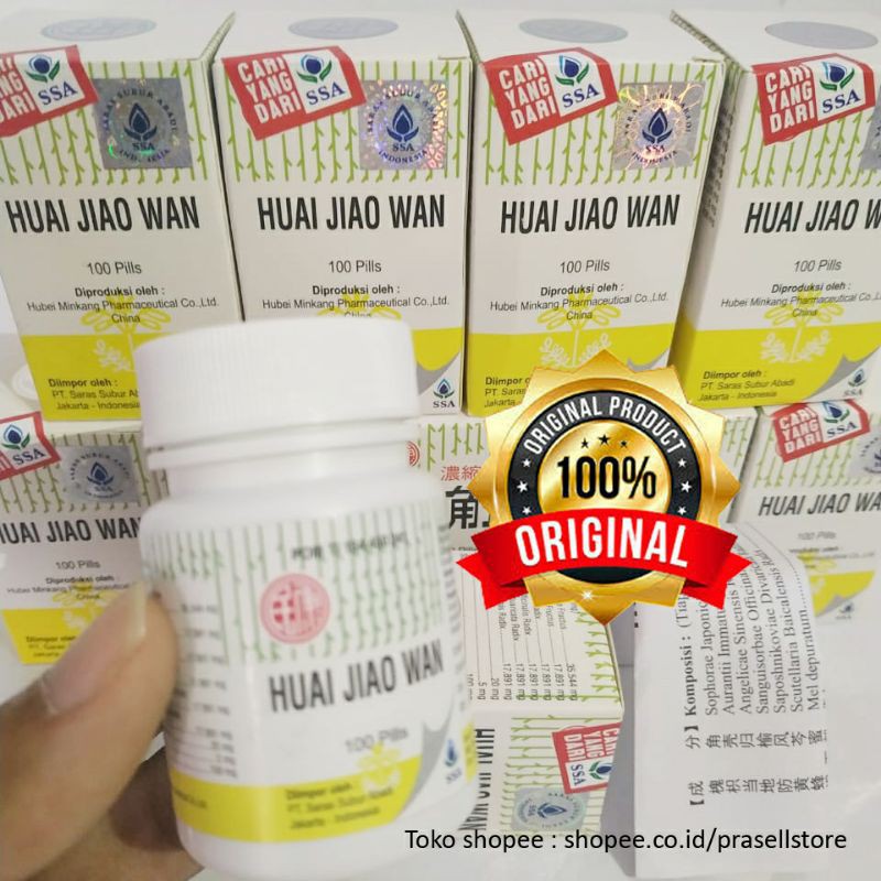 Obat Wasir HJW Obat Ambien Herbal Ampuh ORIGINAL 100% - HUAI JIAO WAN