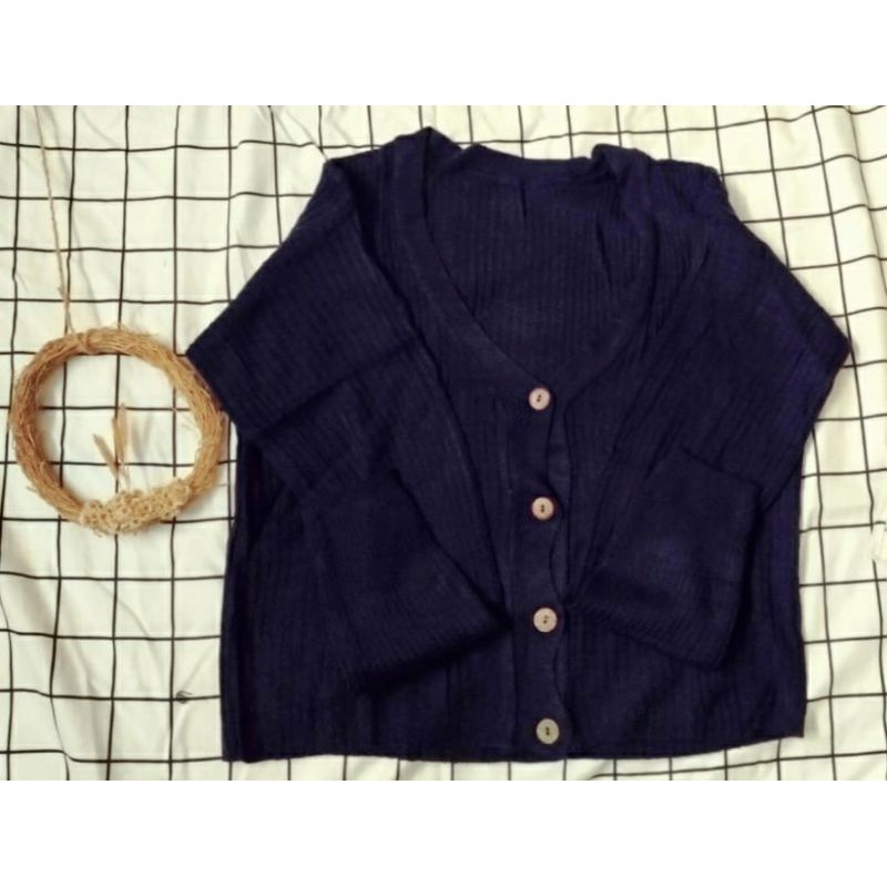 

CARDIGAN CROP PREMIUM DENGAN PACKING BOX DAN BUBBLE WARP