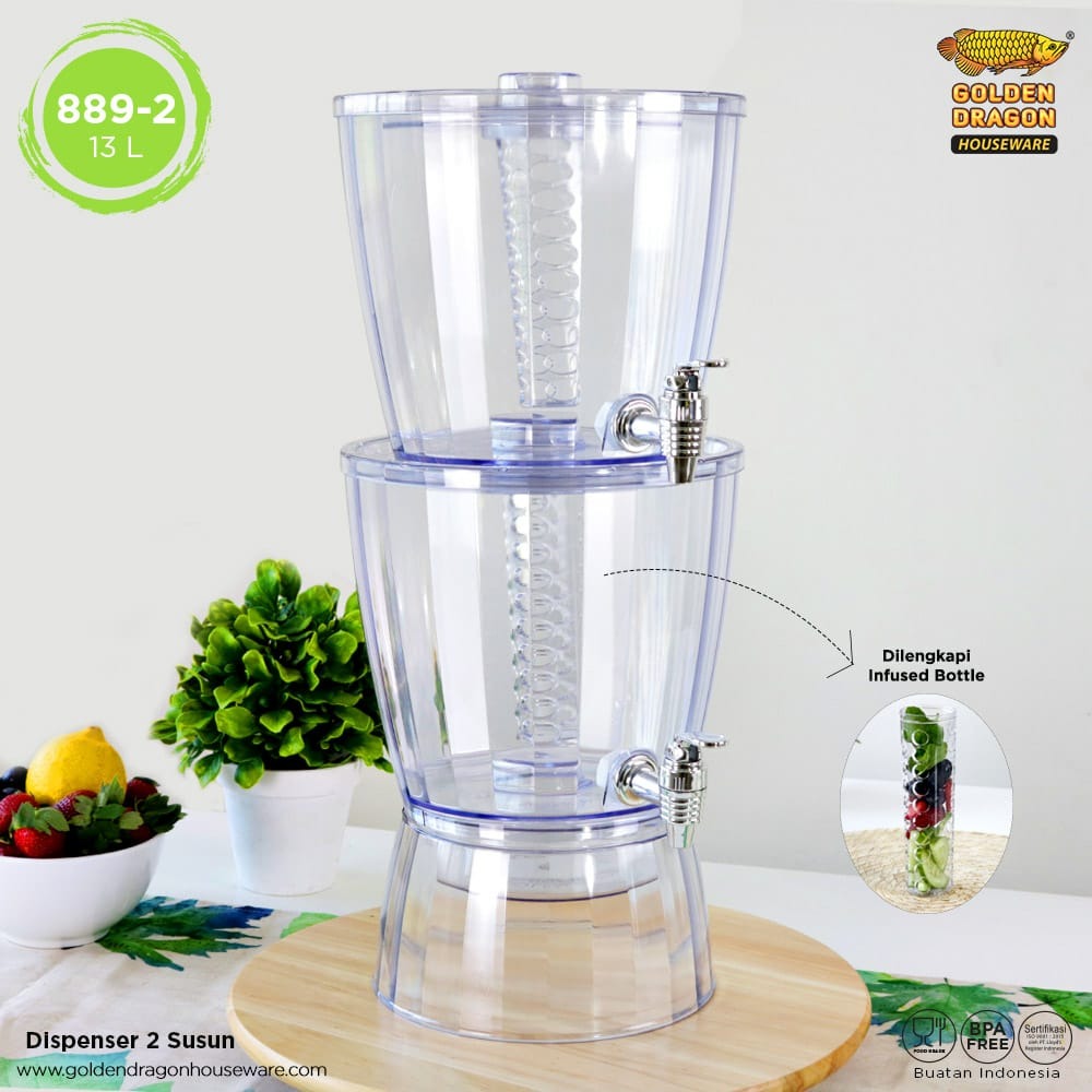 golden dragon infused water dispenser