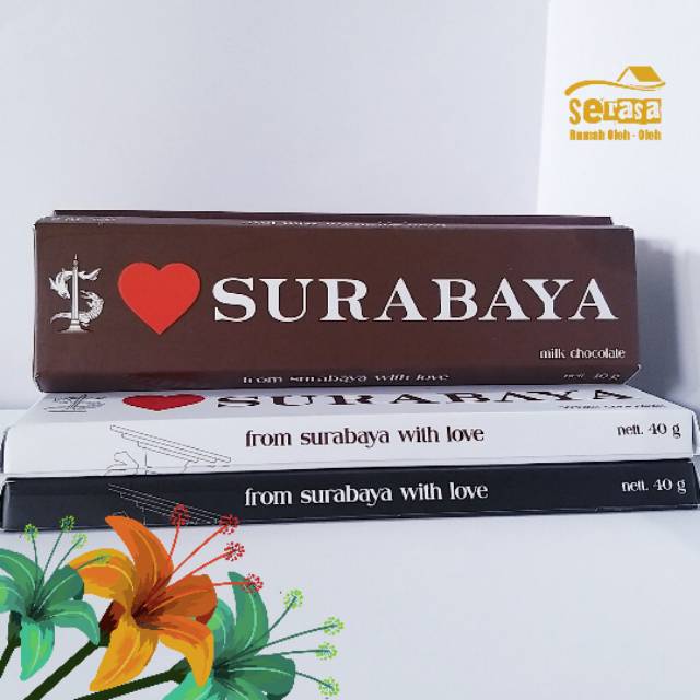 

Cokelat I ❤ Surabaya Milk 40gr
