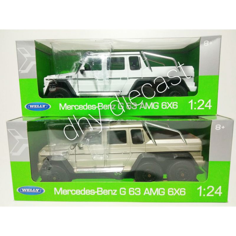 Miniatur Mobil Mercedes-Benz G 63 Amg 6x6 by welly nex