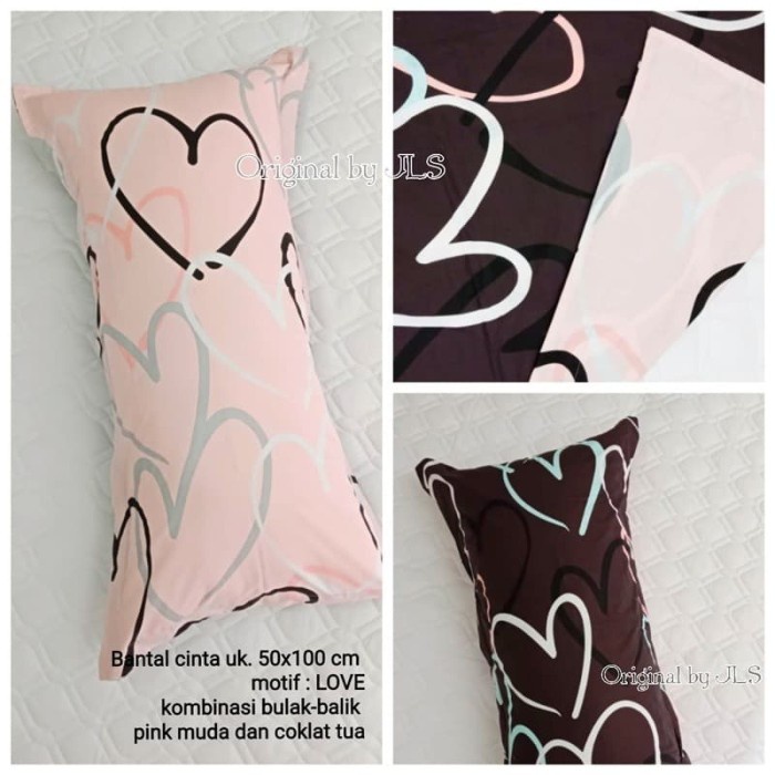 Sarung / Sarung Bantal Cinta - Banci - 50X100Cm Motif Love