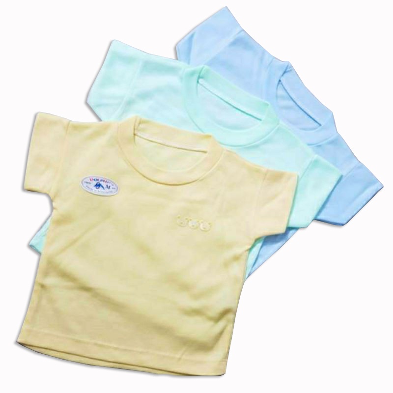 Setelan Kaos Oblong &amp; Celana Pendek Bayi Dolphin Bahan Halus &amp; Lembut M L XL