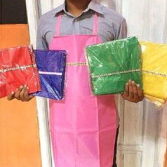 Clemek apron one warna apron medis / celemek