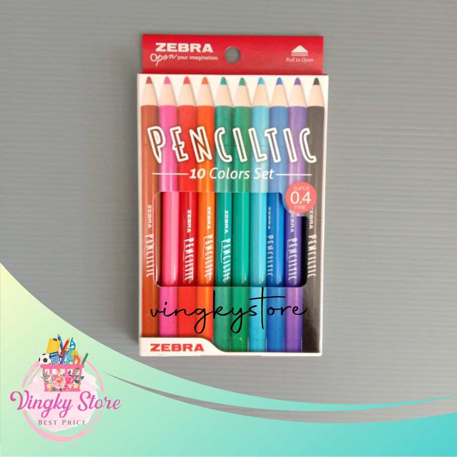 

Pulpen / Pen Penciltic Zebra Fineliner 0.4mm