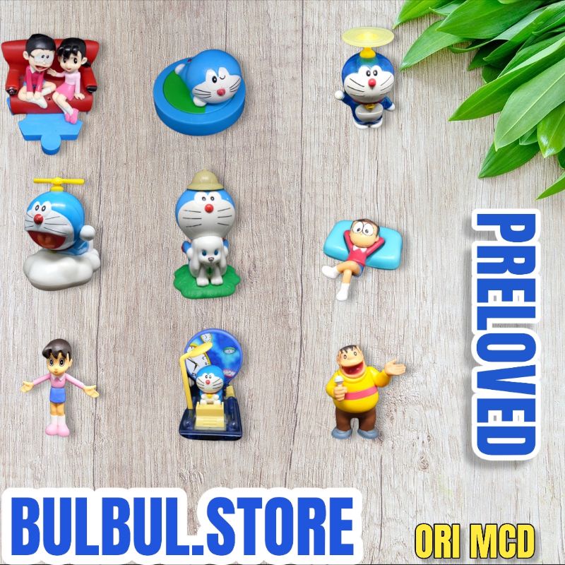 Action Figure Doraemon Character Hadiah Mainan Happy Meals MCD MAINAN ACTION FIGURE DORAEMON SHIZUKA