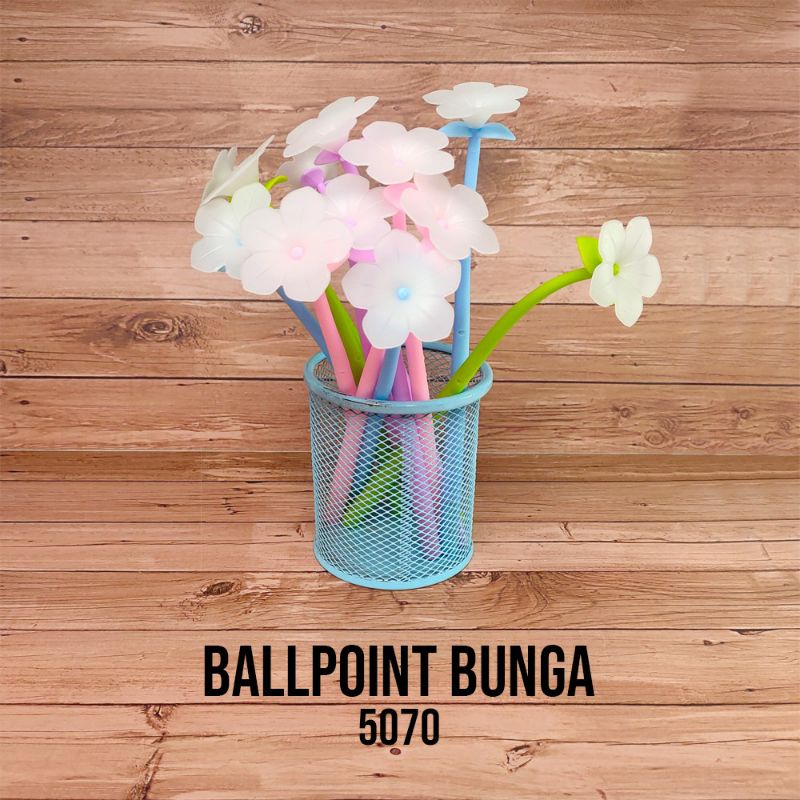 Obral Pulpen Gel Bunga Unik Bisa Berubah Warna Pilih Motif-Terompet