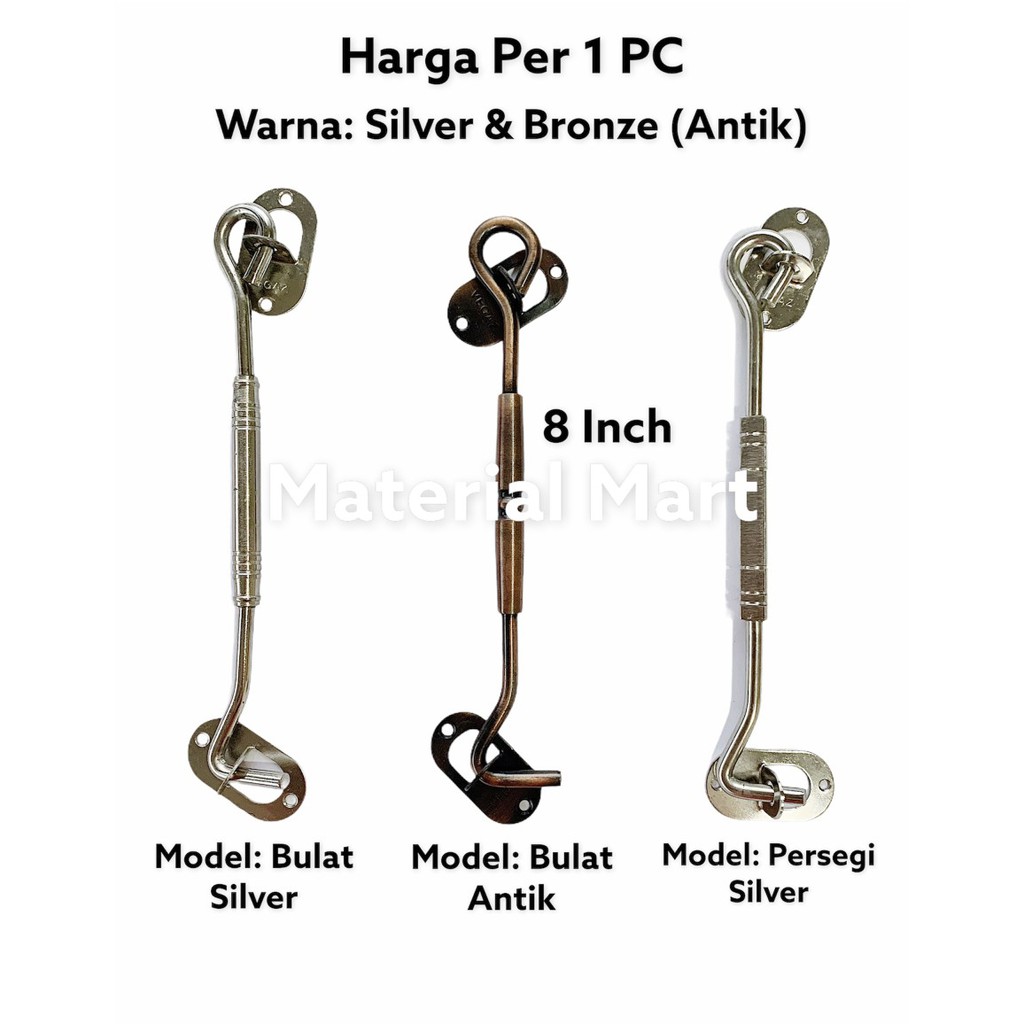 Hak Angin Jendela | Cantolan Jendela | Window Hook | Penahan Jendela | Material Mart