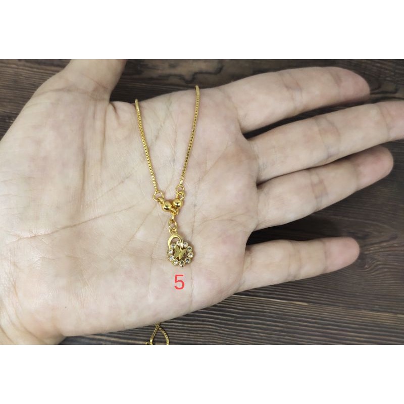 Fifi Fashion Kalung Koye Anak Blink Model Perhiasan Lapis emas KA01