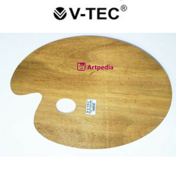 

Eksklusif Palet Cat Kayu Oval - Lonjong - Pallete Oval Type 4230 No.1- Palet Kayu Murah