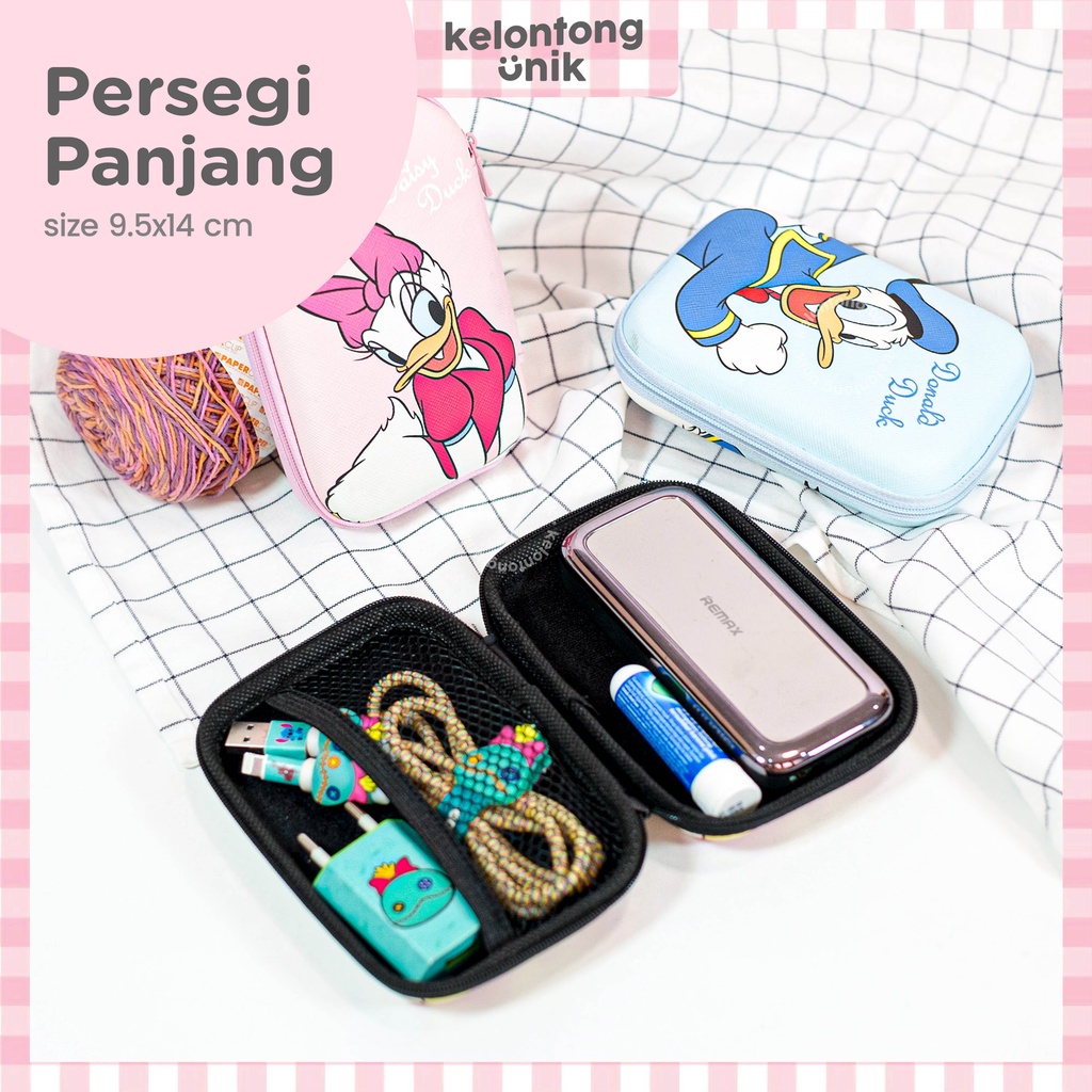 PRINTING PERSEGI PANJANG - Dompet Headset/ Dompet Koin/ Dompet Kabel Charger