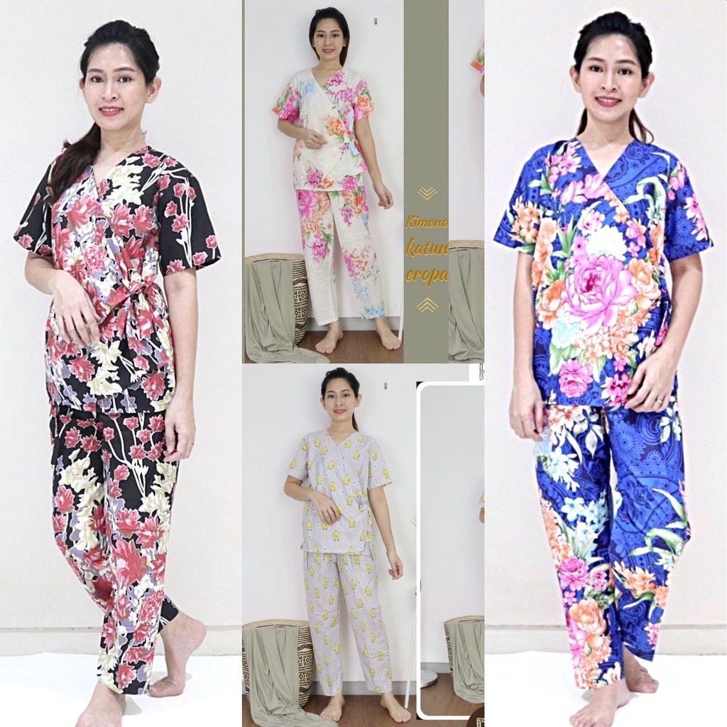 IZANY Kimono Dewasa M medium Katun Eropa Premium