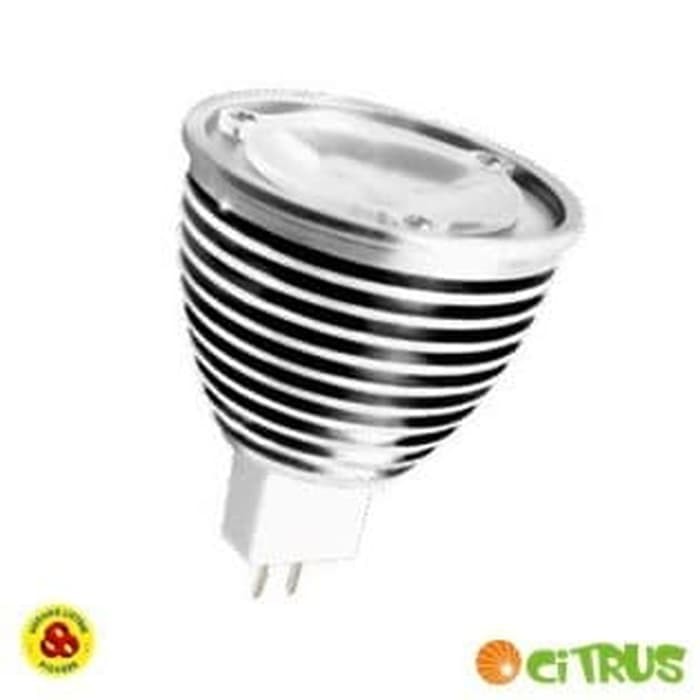 Citrus Lampu LED MR16 6W Putih Dimmable LED Halogen 3x2W Fitting Tusuk